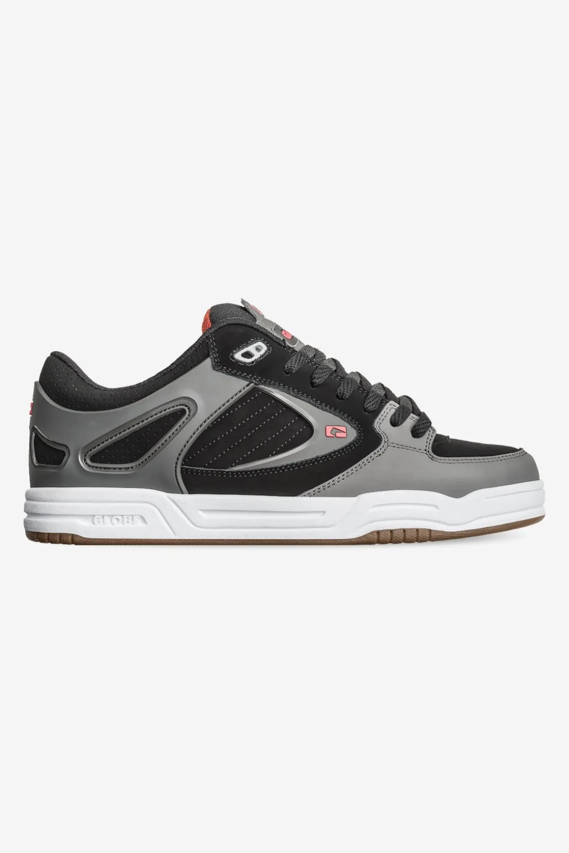 agent__blackcharcoalred_0.webp Clearance Agent - Chunky Skate Shoes | Low Shoes
