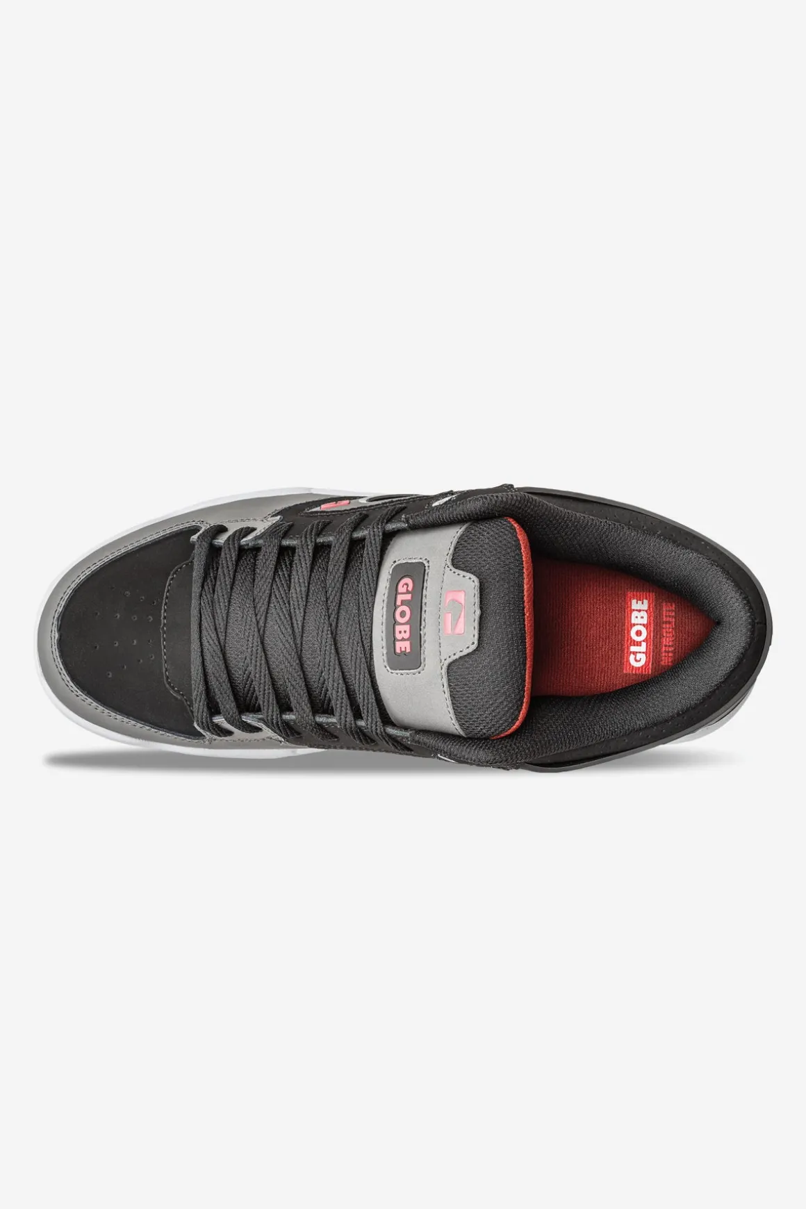 agent__blackcharcoalred_1.webp Clearance Agent - Chunky Skate Shoes | Low Shoes