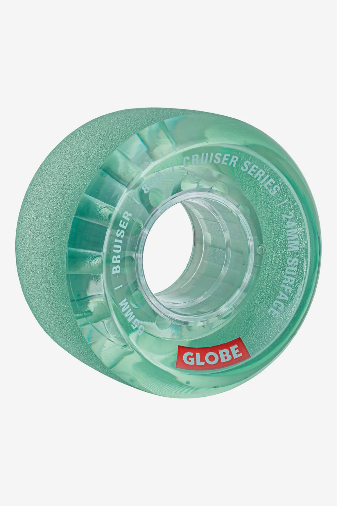bruiser_cruiser__clear_aqua__skateboard_wheel_mm_0.webp Sale Bruiser Cruiser - - Skateboard Wheel 55mm Wheels | Components