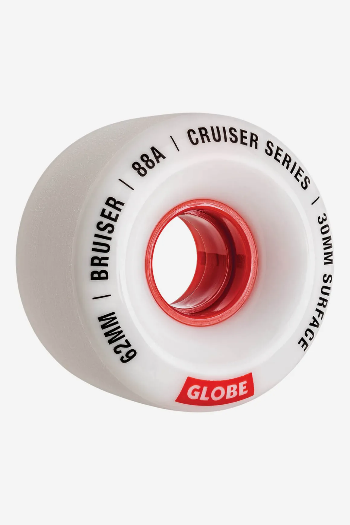 bruiser_cruiser__whitered__skateboard_wheel_mm_whitered_0-2.webp Hot Bruiser Cruiser - White/Red - Skateboard Wheel 62mm Wheels | Components
