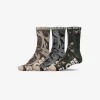 Flash Sale Eco Camo Crew Sock 3 Pack Socks