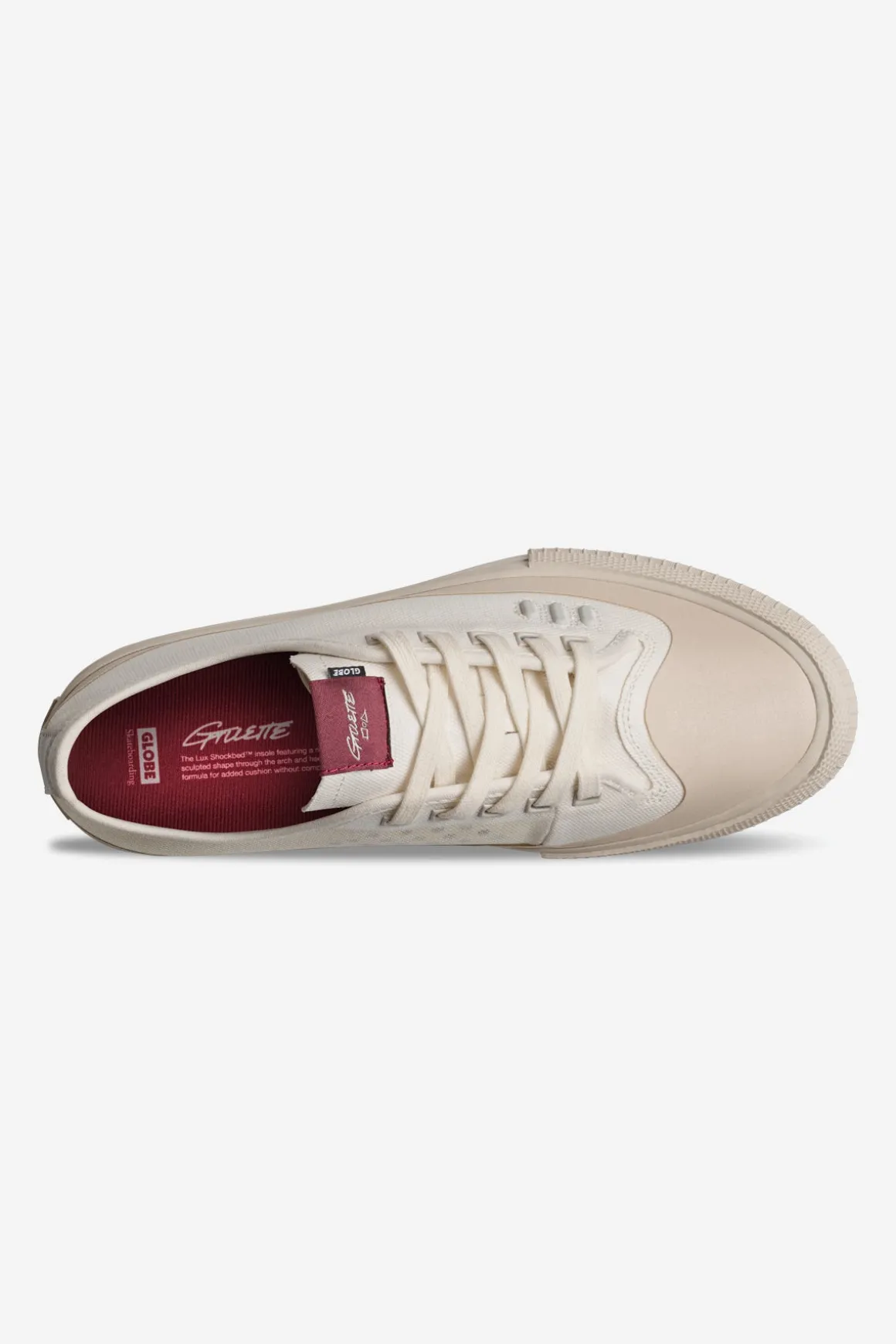 gillette__antique_white__skate_shoes_1.webp Cheap Gillette - - Skate Shoes Vegan-Friendly Shoes