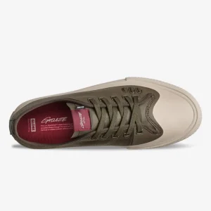 Best Gillette - Olive/Cream - Skate Shoes Vegan-Friendly Shoes