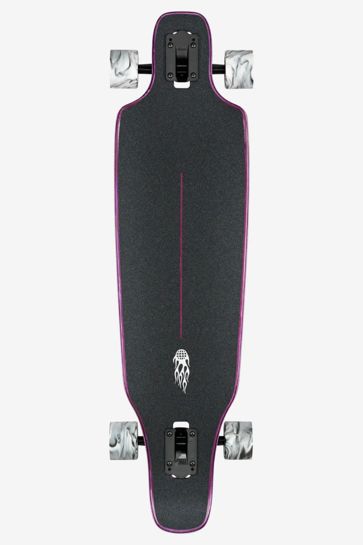 outlier__purple_flames___longboard_1.webp Hot Outlier - - 36" Longboard Longboards