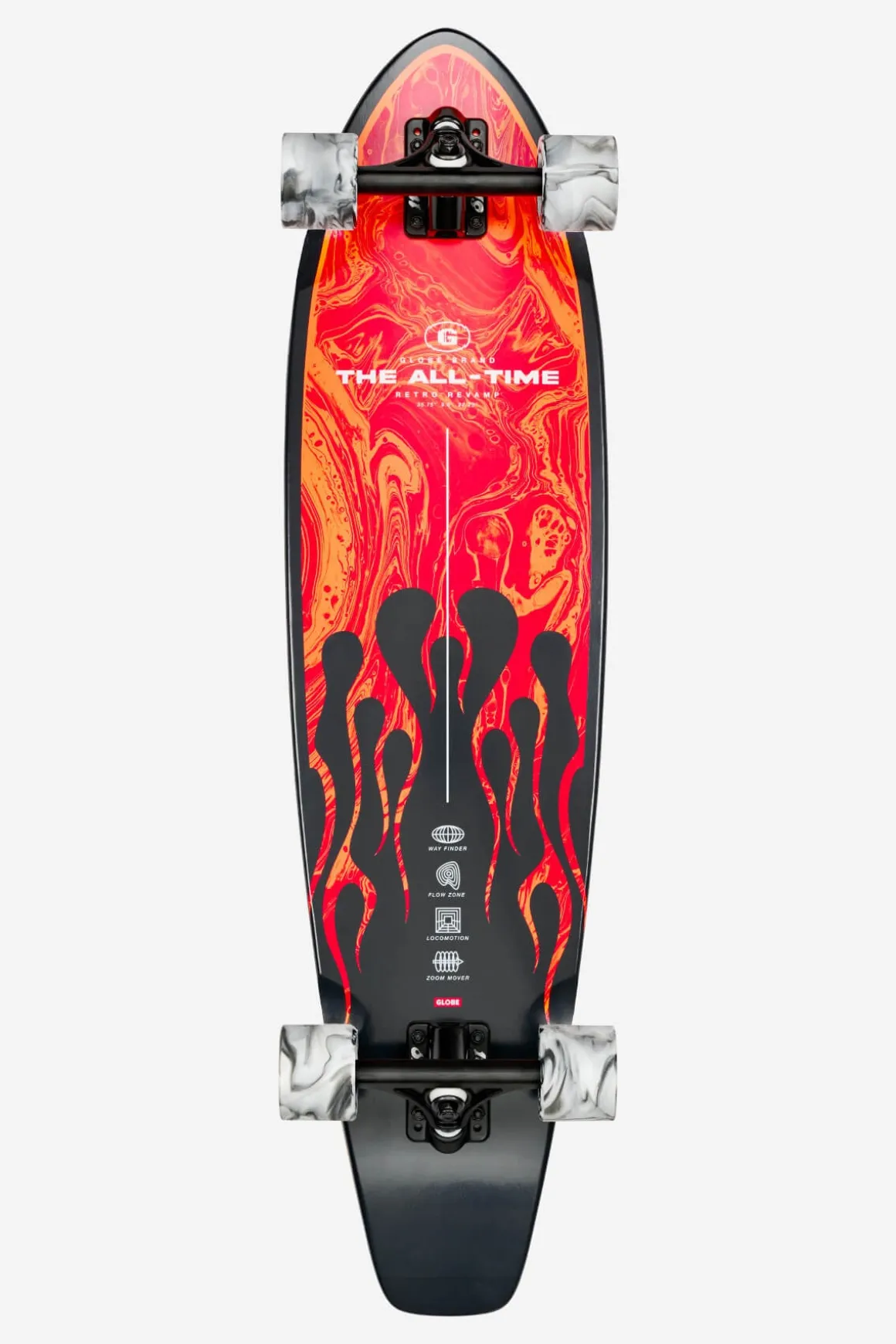 the_alltime__red_flames___longboard_0.webp Store The All-Time - - 35" Longboard Longboards