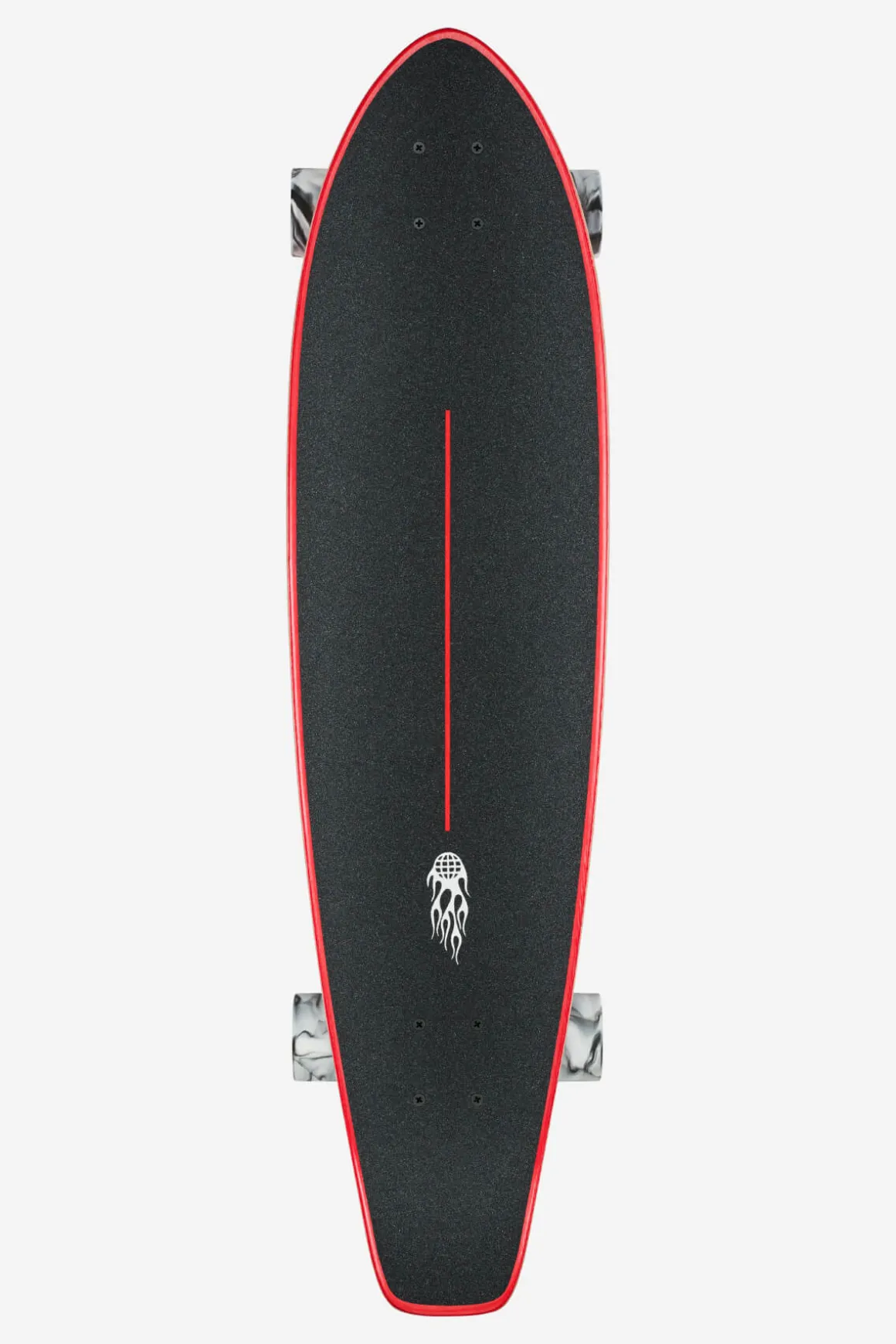 the_alltime__red_flames___longboard_1.webp Store The All-Time - - 35" Longboard Longboards