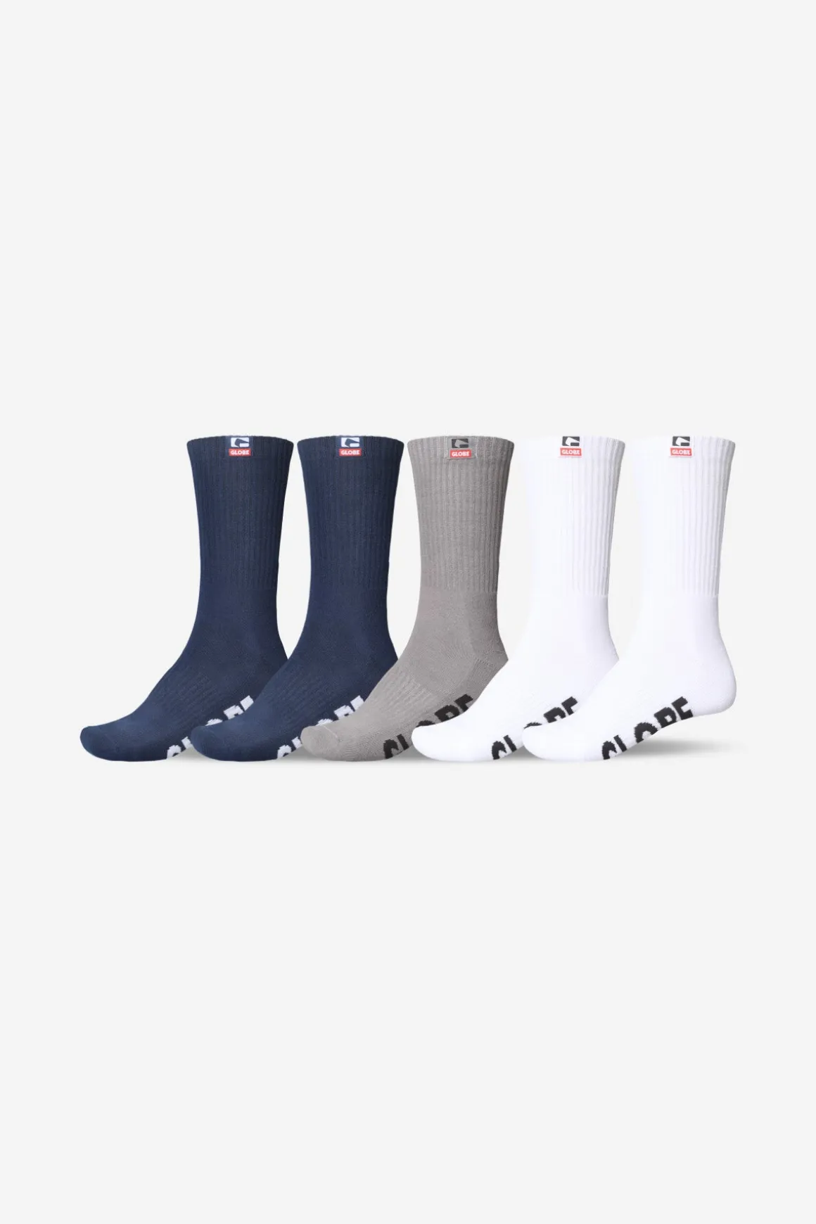 woven_logo_hi_crew_sock__pack__assorted_0.webp Hot Woven Logo Hi Crew Sock 5 Pack - Socks